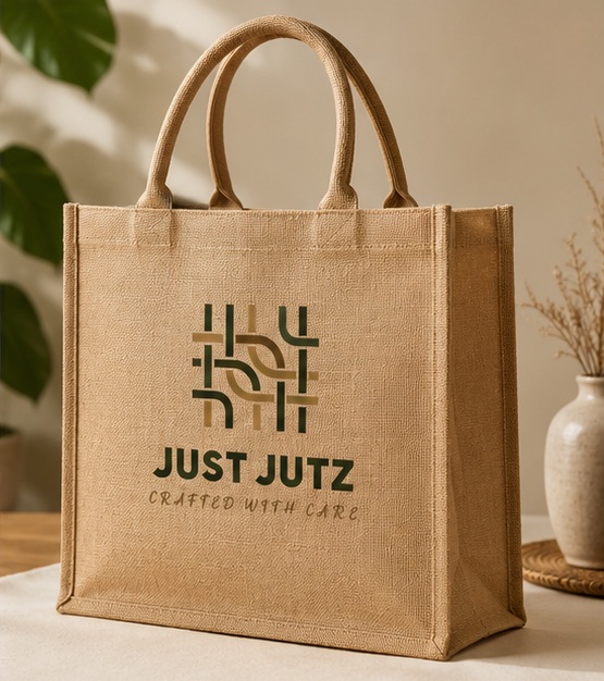 Jute shopping bag